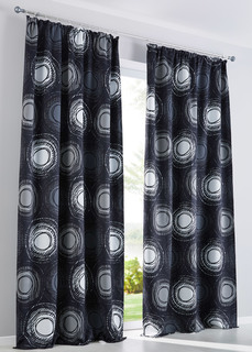 Штора блэкаут с кругами (1 шт.) Bonprix