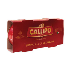 Тунец иелоуфин Callipo в оливковом масле 2х160 г
