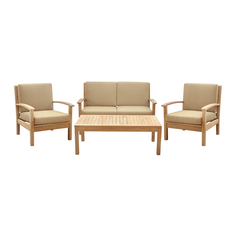 Комплект мебели Cambium стол+диван 2м+2кресла с подушк