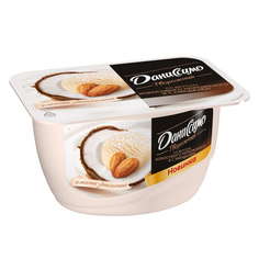 Продукт творожный Даниссимо со вкусом кокосового мороженого и с миндалем 6% 130 г