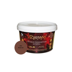 Затирка готовая полимерная Diamant Star lvl.80, 2 кг, цвет каштан 814 Живая краска