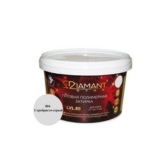 Затирка готовая полимерная Diamant Star lvl.80, 2 кг, цвет серебристо-серый 804 Живая краска