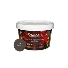 Затирка готовая полимерная Diamant Star lvl.80, 2 кг, цвет графит 818 Живая краска
