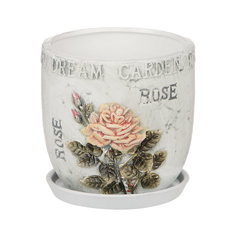 Горшок цветочный Dehua ceramic Garden Rose 15 см