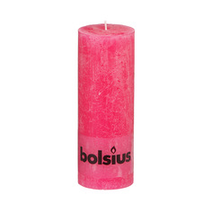 Свеча Bolsius rustic 190/68 фуксия