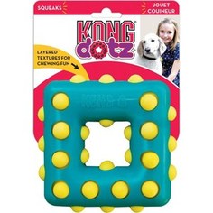 Игрушка KONG Dotz Square Small Квадрат малый 9см для собак