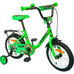 Велосипед Nameless 16 PLAY, зеленый/черный