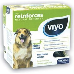 Питательный напиток VIYO Reinforces Natural Defences Dog Senior пребиотический для пожилых собак 7х30мл