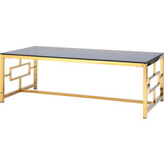 Журнальный стол Stool Group Бруклин стекло smoke/сталь золото ECT-013-TG-SK