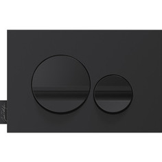 Кнопка смыва Jacob Delafon Hors Collection круглая, черная (E20859-7-BMT)