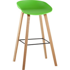 Стул барный Stool Group Libra деревянные ножки 8319 green