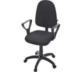 Кресло Фабрикант Престиж+ткань мебельная ТК-1 черный PL 600