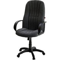 Кресло Фабрикант Стаффорд ткань мебельная ТК-2 темно-серый PL 680