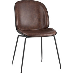 Стул Stool Group Турин коричневая экокожа/черные ножки 8329 PU brown