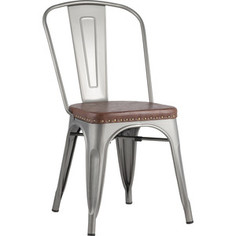 Стул Stool Group Tolix soft серебристый LF818C grey 7083 + PU7002