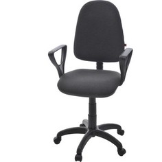 Кресло Фабрикант Престиж+ ткань мебельная ТК-2 темно-серый PL 600