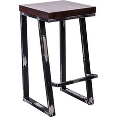 Стул барный Stool Group Терракс с деревянным сиденьем SG-BT-TERRAX-D.WOOD лофт
