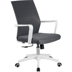 Кресло Riva Chair RCH B819 белый пластик/серая сетка