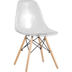 Стул Stool Group Eames DSW прозрачный 8056PC Clear seat dual