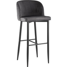 Стул барный Stool Group Оскар вельвет серый MC11B velvet HLR-21 dual