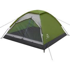 Палатка Jungle Camp трехместная Lite Dome 3, цвет- зеленый/серый