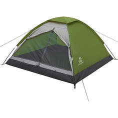 Палатка Jungle Camp четырехместная Lite Dome 4, цвет- зеленый/серый