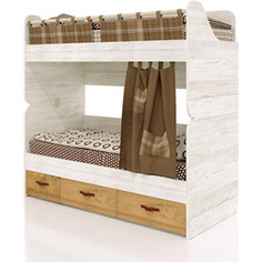 СКАНД-МЕБЕЛЬ Кровать двухъярусная Вояж 6-2 винтерберг/бунратти