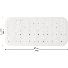 Коврик для ванной Tatkraft FINEST противоскользящий, 76 x 1.5 x 34.5 см (16651)