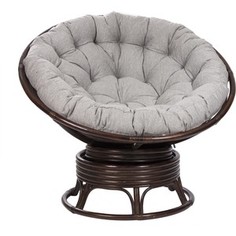 Кресло-качалка Мебель Импэкс MI-004 Papasun swivel rocker с подушкой орех