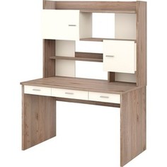 Стол компьютерный МЭРДЭС СП-83 НБЕ нельсон/белый