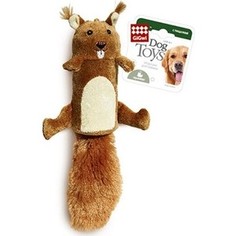 Игрушка GiGwi Dog Toys Squeaker белка с большой пищалкой для собак (75015)