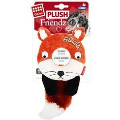 Игрушка GiGwi Plush Friendz Squeak лиса с пищалкой для собак (75402)