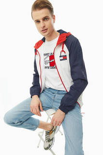 Ветровка DM0DM08096 YBR white / multi Tommy Jeans
