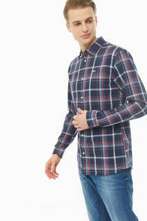 Рубашка DM0DM07502 0MS black iris/multi Tommy Jeans