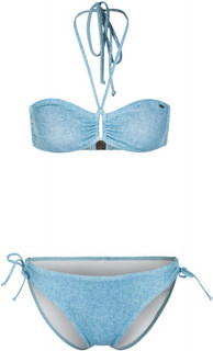 Бикини женское Bandeau, Голубой, 46C, размер 40 O'neill