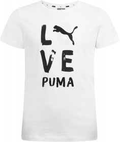 Футболка для девочек Puma Alpha, размер 128