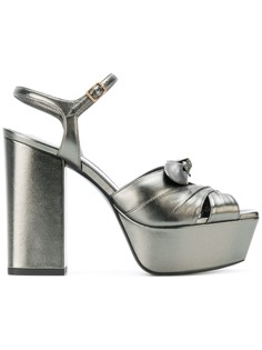 Saint Laurent босоножки Farrah Bow