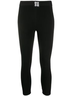 Dsquared2 легинсы с нашивкой-логотипом