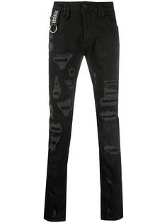 Philipp Plein джинсы скинни низкой посадки