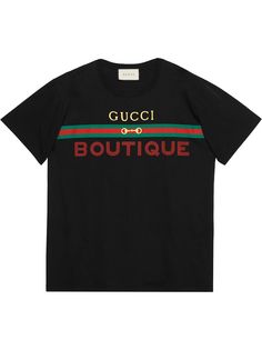 Gucci футболка с принтом Gucci Boutique