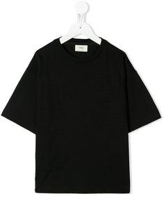 Fendi Kids футболка с круглым вырезом