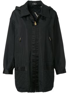 Chanel Pre-Owned легкая куртка с капюшоном