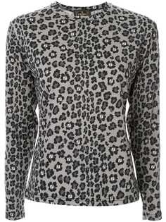 Fendi Pre-Owned футболка с длинными рукавами и леопардовым принтом
