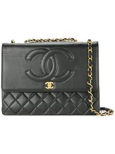 Chanel Pre-Owned стеганая сумка на плечо