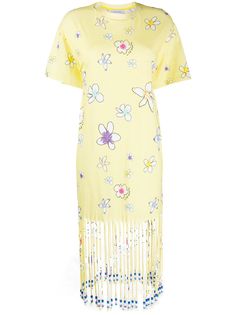 Mira Mikati платье-футболка с цветочным принтом