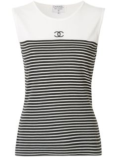 Chanel Pre-Owned топ без рукавов