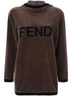 Fendi Pre-Owned топ с длинными рукавами