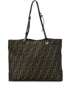 Fendi Pre-Owned сумка-тоут с логотипом FF