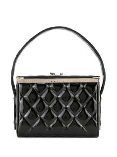 Chanel Pre-Owned стеганая каркасная сумка