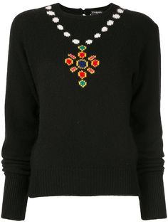 Chanel Pre-Owned джемпер вязки интарсия 1995-го года